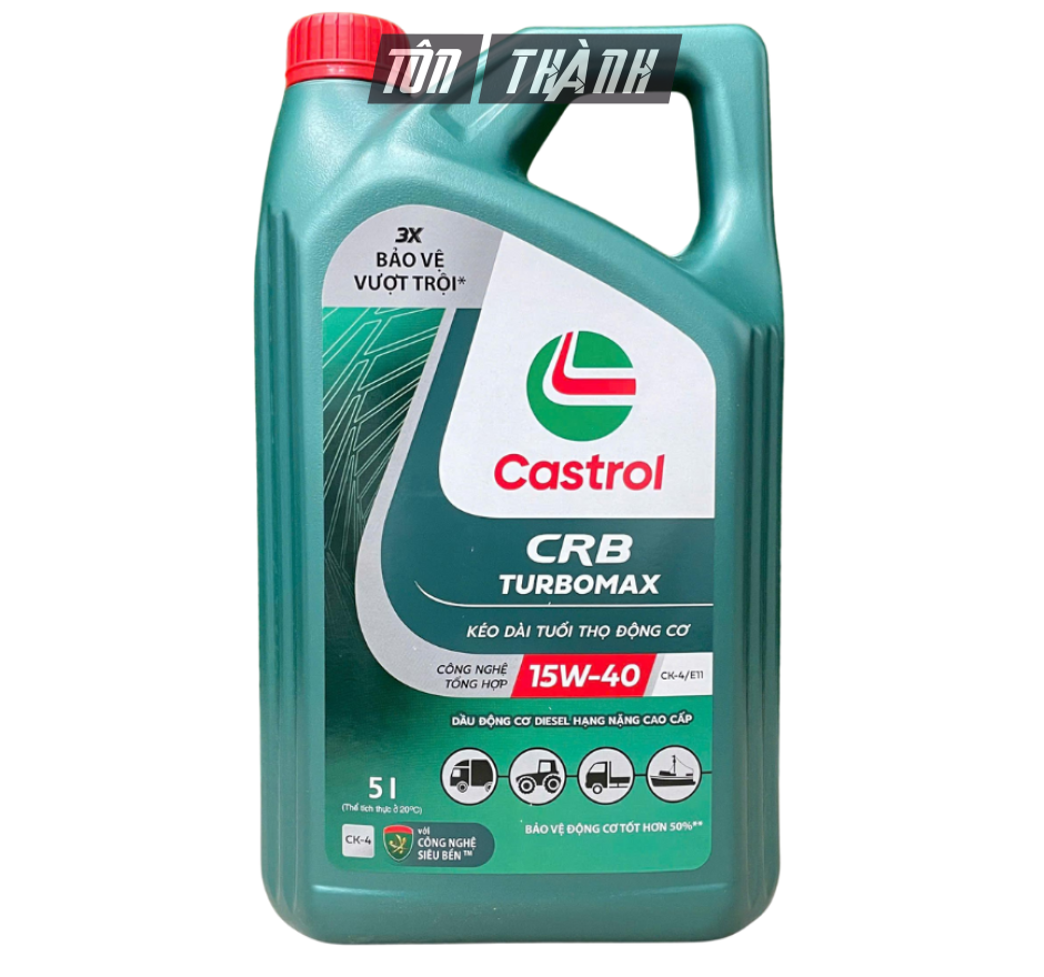 Castrol CRB Turbomax 15W-40 CK-4 (5 Lít)