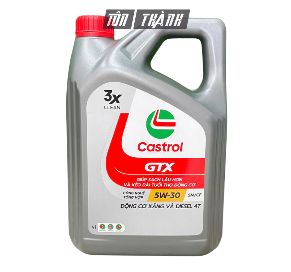 Dầu Nhớt Động Cơ Castrol GTX 5W30 SN/CF (4 LÍT)