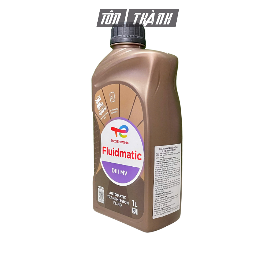 Dầu Hộp Số Tự Động - Trợ Lực Lái Total Fluidmatic DIII MV (1 Lít)