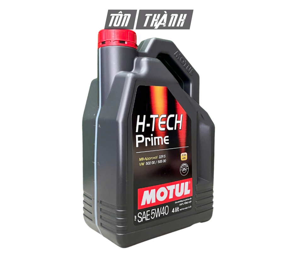 Dầu Động Cơ Xăng/Diesel MOTUL H-TECH Prime 5W-40 SP (4 Lít) - Tổng Hợp Toàn Phần