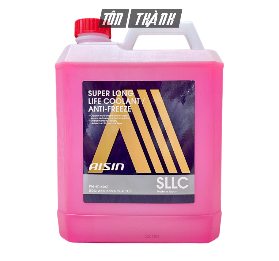 Nước Làm Mát Động Cơ AISIN 50% Màu Hồng (4 Lít)