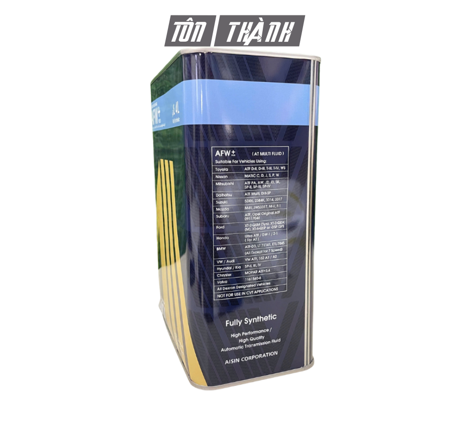 Dầu Hộp Số Tự Động AISIN AFW+ (4 Lít)