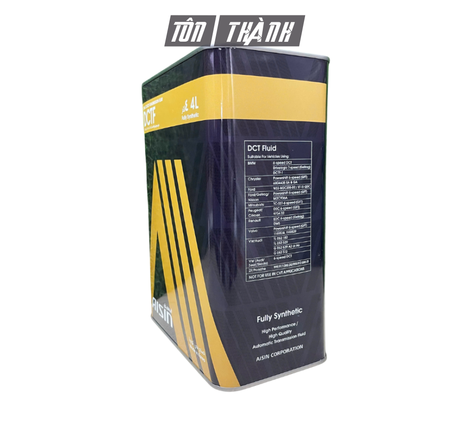 Dầu Hộp Số Ly Hợp Kép AISIN DCTF Fully Synthetic (4 Lít)