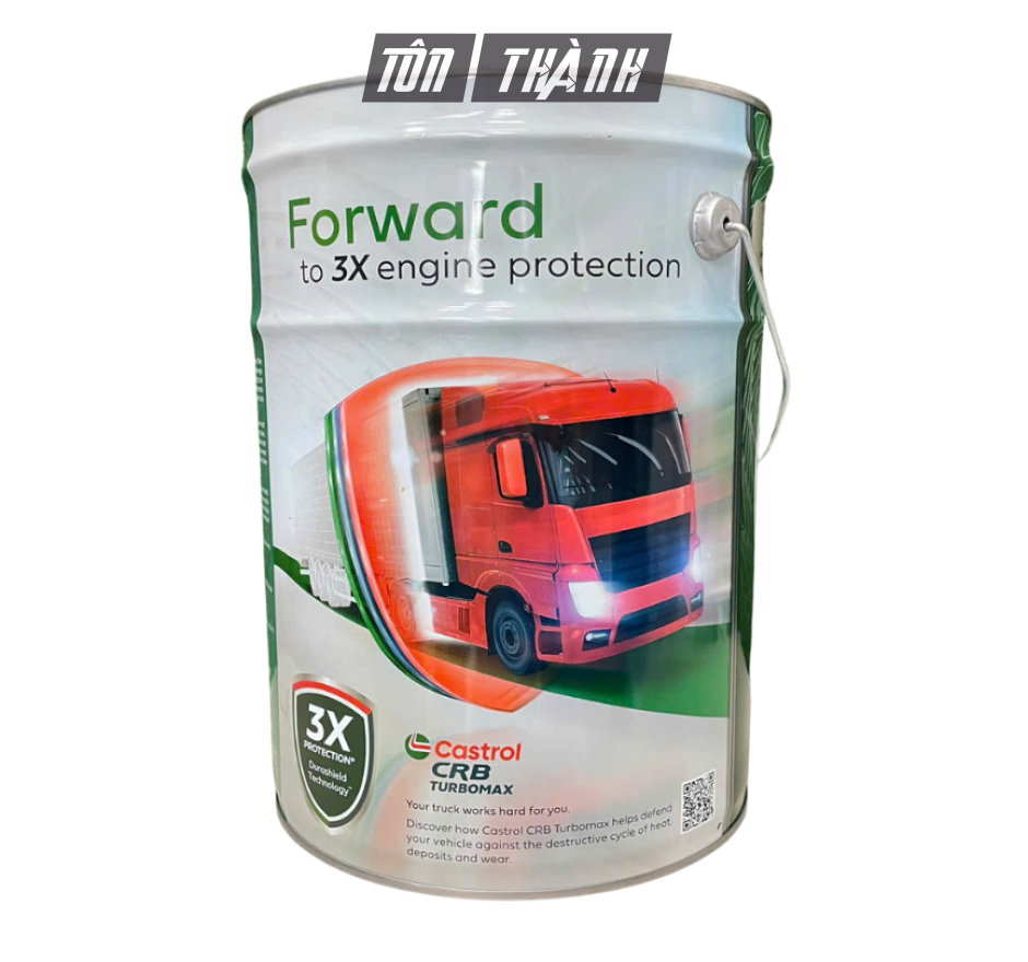 Dầu Động Cơ Diesel Castrol CRB TURBOMAX 15W-40 CK-4 (20 Lít) - Nhập Khẩu Hàn Quốc
