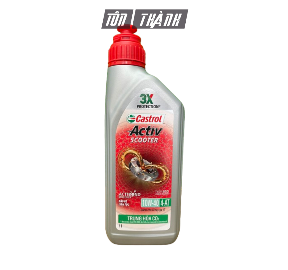 Dầu Nhớt Xe Tay Ga Castrol Activ Scooter 10W40 ( 1L & 0.8L )