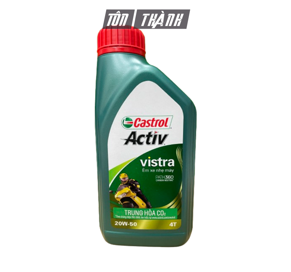 Nhớt Castrol Vistra 20W50 (0.8L & 1.0L) - Xe số - Xe côn