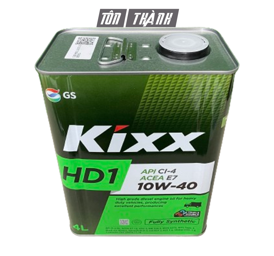 DẦU ĐỘNG CƠ KIXX HD1 API CI-4/SL ACEA E7 10W40 (4 LÍT)
