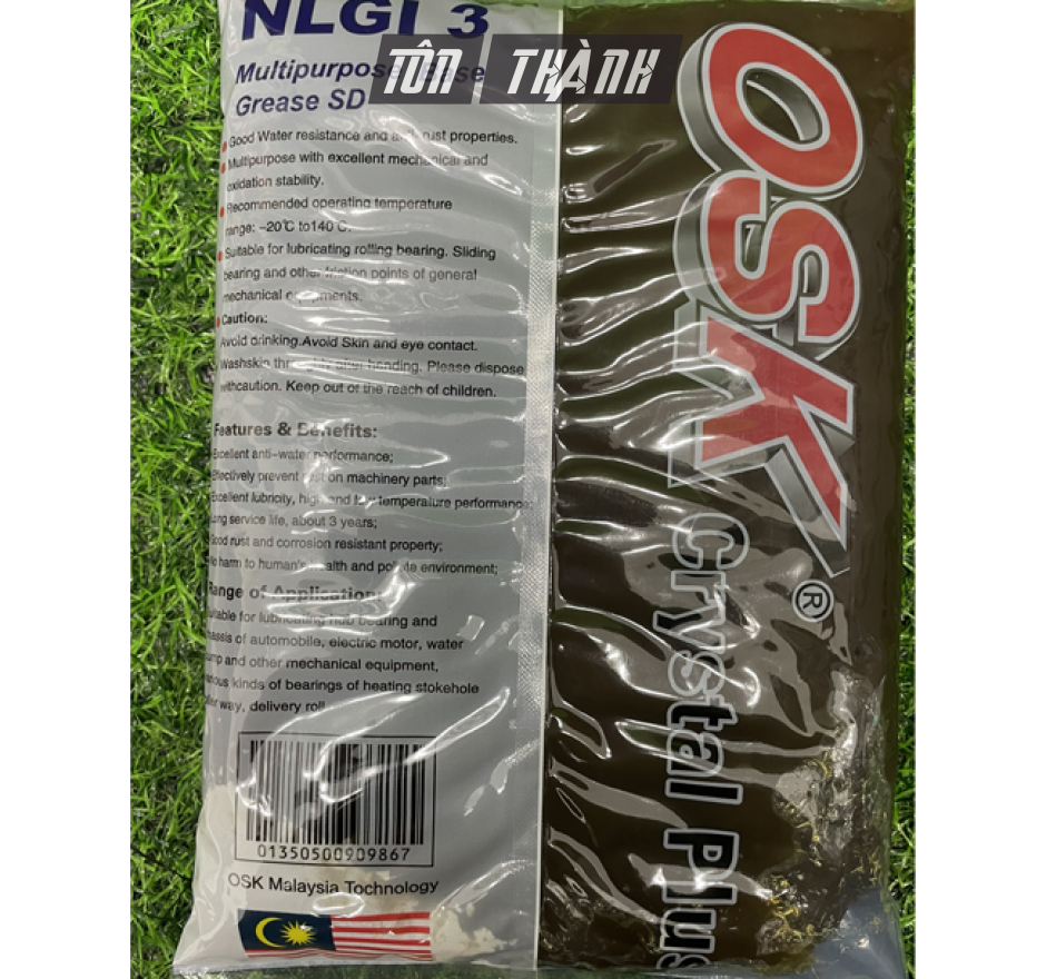 MỠ BÔI TRƠN BẠC ĐẠN CHỊU NHIỆT ĐA NĂNG OSK CRYSTAL PLUS 1 KG