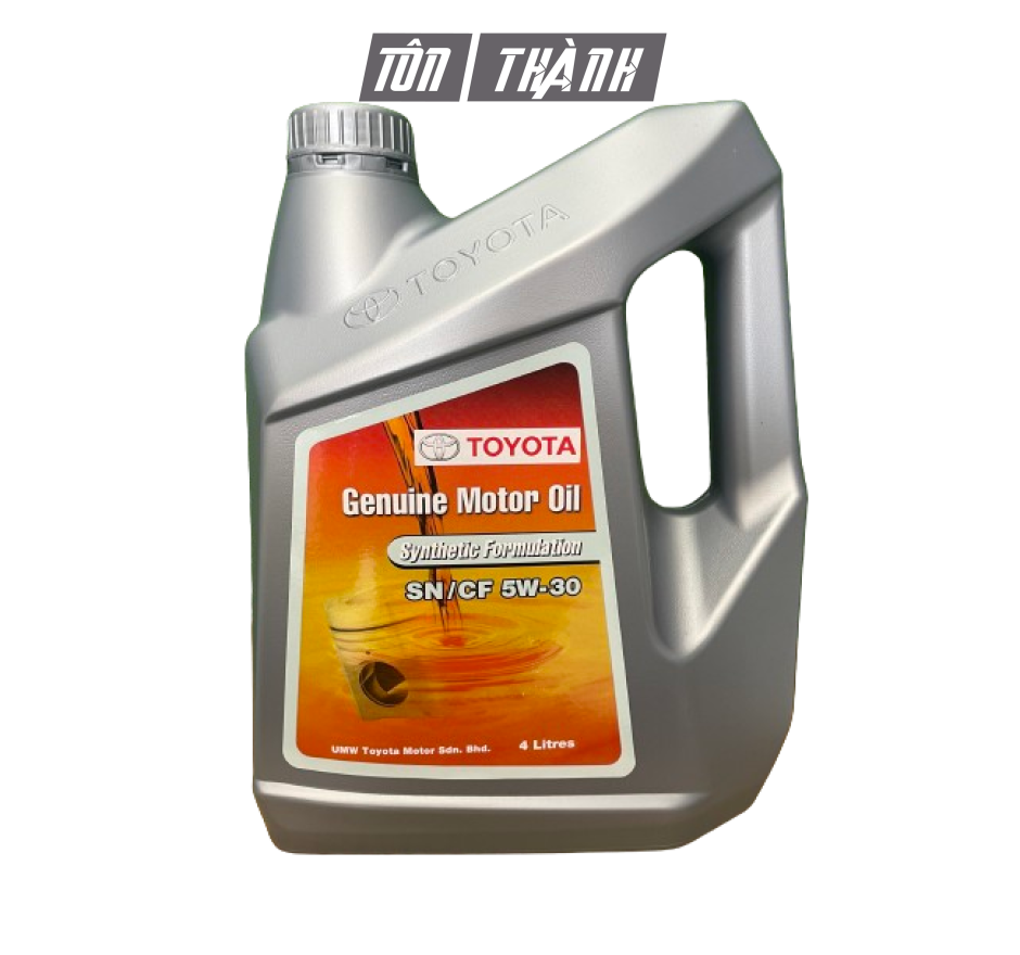 DẦU NHỚT TOYOTA GENUINE MOTOR OIL SN/CF 5W-30 (4 LÍT)